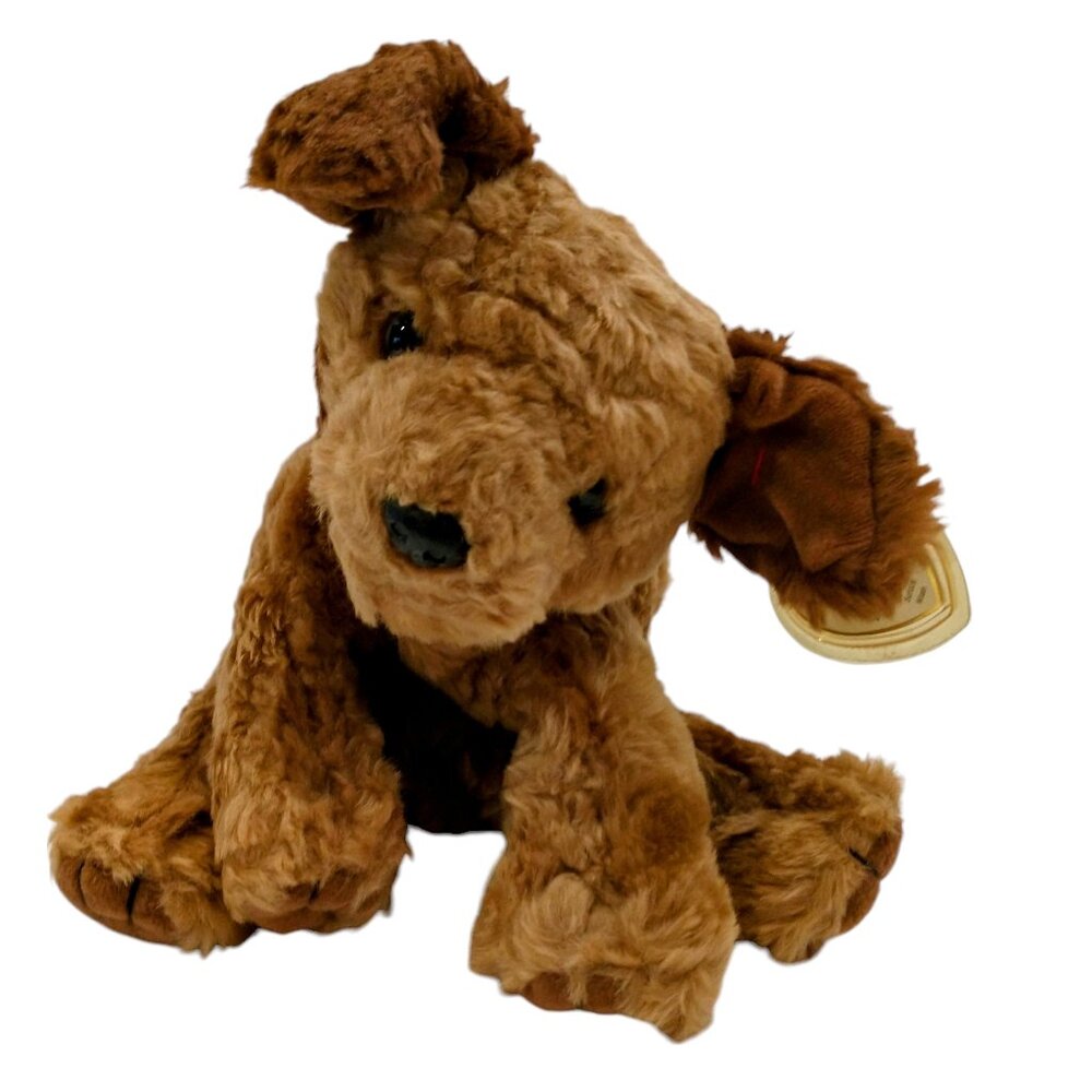TY Classics Plush Collection CHIPS The Dog Brown Puppy 1996 10"